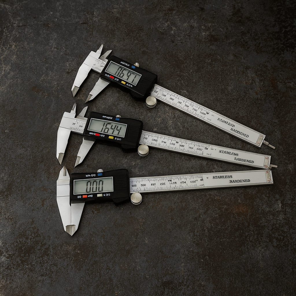 Штангенциркуль електронний MEASURING 150 мм (6") з цифровою індикацією, точність 0,02 мм